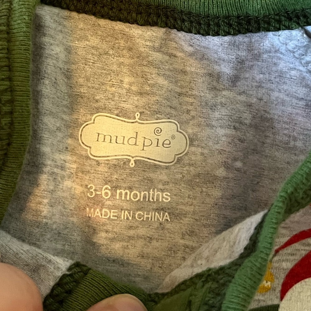 Mud Pie Gnome Print Kids One Piece - Picture 3 of 3